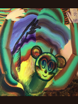 Jeden z obrazów Małgorzaty Wielek-Mandreli.