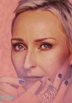 Na zdjęciu zbliżenie twarzy Anity Lipnickiej.