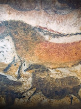 Na zdjęciu fragment grafiki z Lascaux.