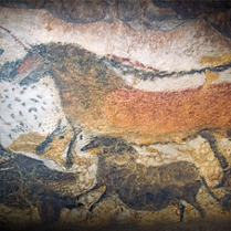 Na zdjęciu fragment grafiki z Lascaux.