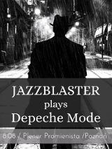 Mężczyzna w płaszczu stojący tyłem na tle ulicy podczas deszczu.