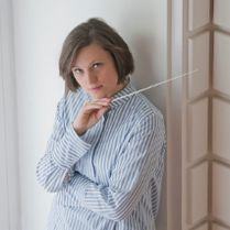 Na zdjęciu dyrygentka Anny Duczmal-Mróz.