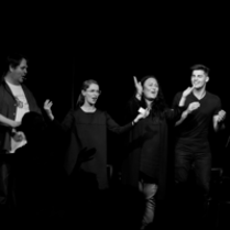 Na zdjęciu czwórka wykonawców.