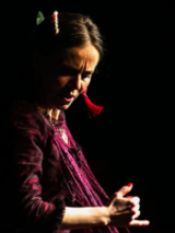 Na zdjęciu artystka flamenco.