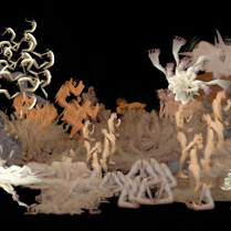 Jedna z prac z wystawy.