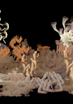 Jedna z prac z wystawy.