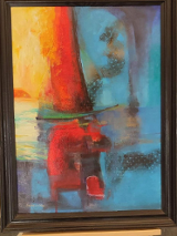 Na zdjęciu fragment jednej z prac prezentowanych na wystawie.