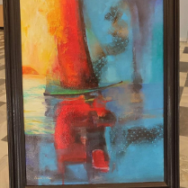 Na zdjęciu fragment jednej z prac prezentowanych na wystawie.