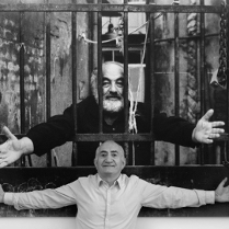 Jedna z prac artysty.