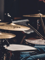 Na zdjęciu fragment perkusji.