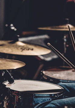 Na zdjęciu fragment perkusji.