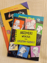 Na zdjęciu książki Joanny Olech.