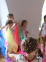 Na zdjęciu fragment warsztatów dla dzieci.