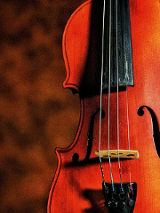Zdjęcie skrzypiec.