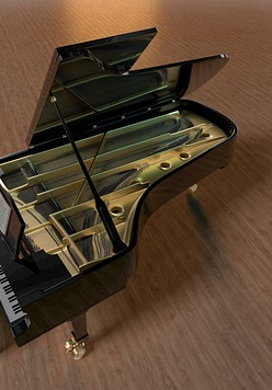 Zdjęcie fortepianu.