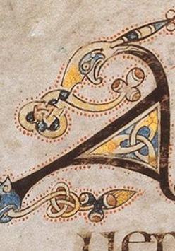 Zdjęcie kawałka litery.