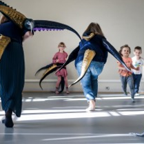 Na zdjęciu fragment warsztatów dla dzieci.