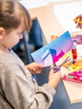 Na zdjęciu fragment warsztatów dla dzieci.