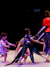 Na zdjęciu fragment przedstawienia.