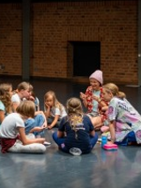 Na zdjęciu fragment warsztatów dla dzieci.