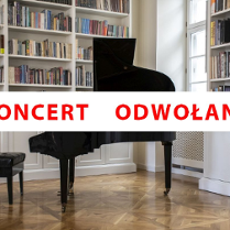 zdjęcie fortepianu w sali Biblioteki Raczyńskich