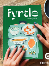 Na zdjęciu okładka książki Fyrtle-my tu jemy.
