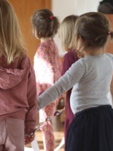 Na zdjęciu fragment warsztatów dla dzieci.