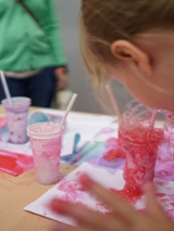 Na zdjęciu fragment warsztatów dla dzieci.