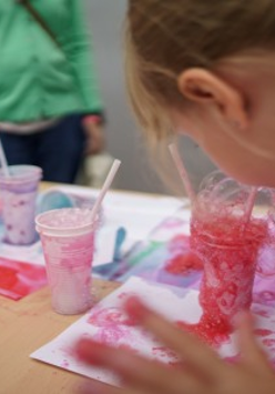 Na zdjęciu fragment warsztatów dla dzieci.