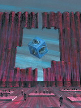 Na zdjęciu jedna z prac na wystawie.