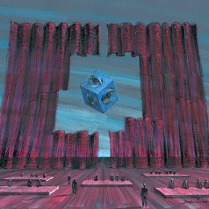 Na zdjęciu jedna z prac na wystawie.