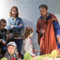 Na zdjęciu oprowadzanie po Bramie Poznania.