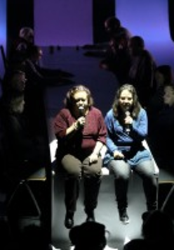 Na zdjęciu fragment przedstawienia.