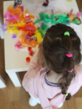 Na zdjęciu fragment warsztatów dla dzieci.