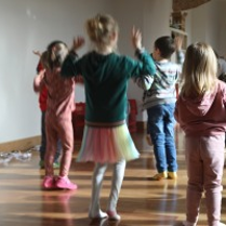 Na zdjęciu fragment warsztatów dla dzieci.