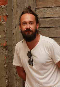 Na zdjęciu bohater spotkania.