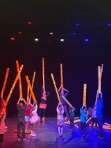 Na zdjęciu fragment przedstawienia.