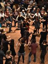 Na zdjęciu fragment warsztatów tańca.