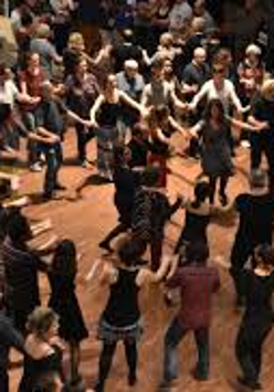 Na zdjęciu fragment warsztatów tańca.