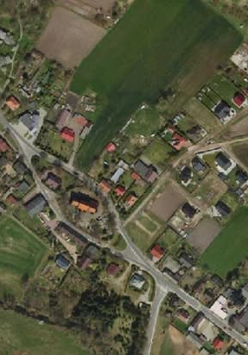 Na zdjęciu Głuszyna z lotu ptaka.