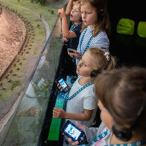 Na zdjęciu fragment warsztatów dla dzieci.