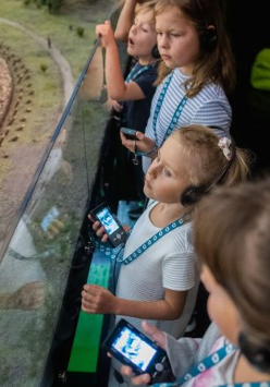 Na zdjęciu fragment warsztatów dla dzieci.