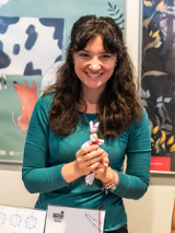 Na zdjęciu fragment warsztatów dla dzieci.