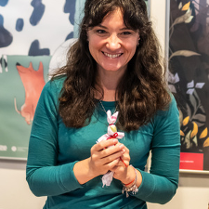 Na zdjęciu fragment warsztatów dla dzieci.