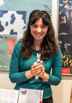 Na zdjęciu fragment warsztatów dla dzieci.