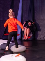 Na zdjęciu fragment warsztatów dla dzieci.