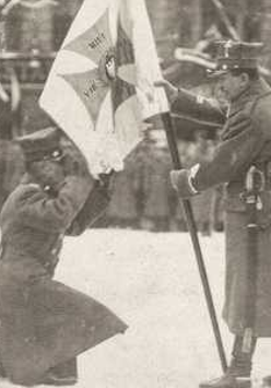 żołnierz składa ślubowanie