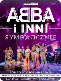 Graphics promoting the concert