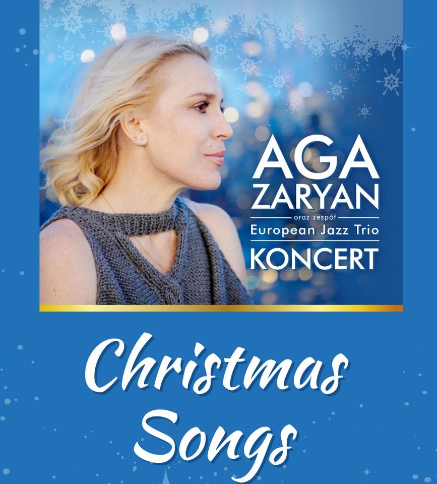 Event poster - picture of the singer and information about the concert