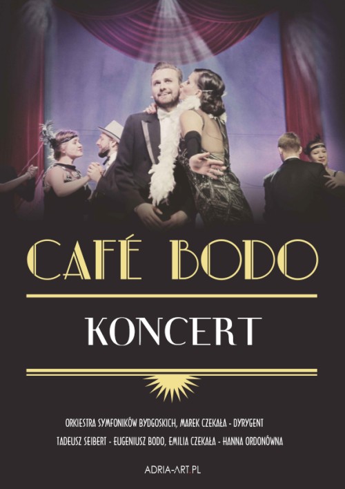 Graphics promoting the concert